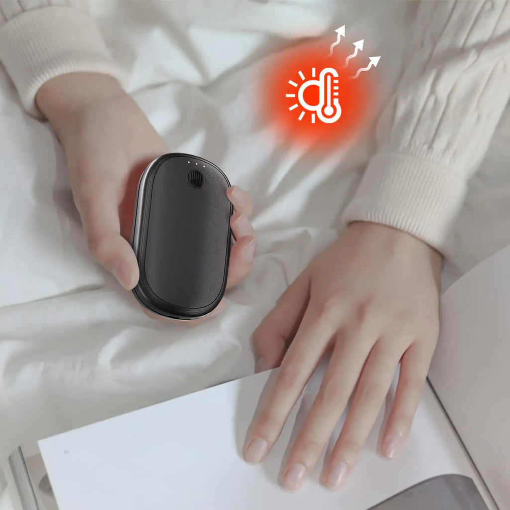 Electric Hand Warmer Portable Magnetic Hand Warmer USB Rechargeable Warming Device for Cold Climate Residents Fishing