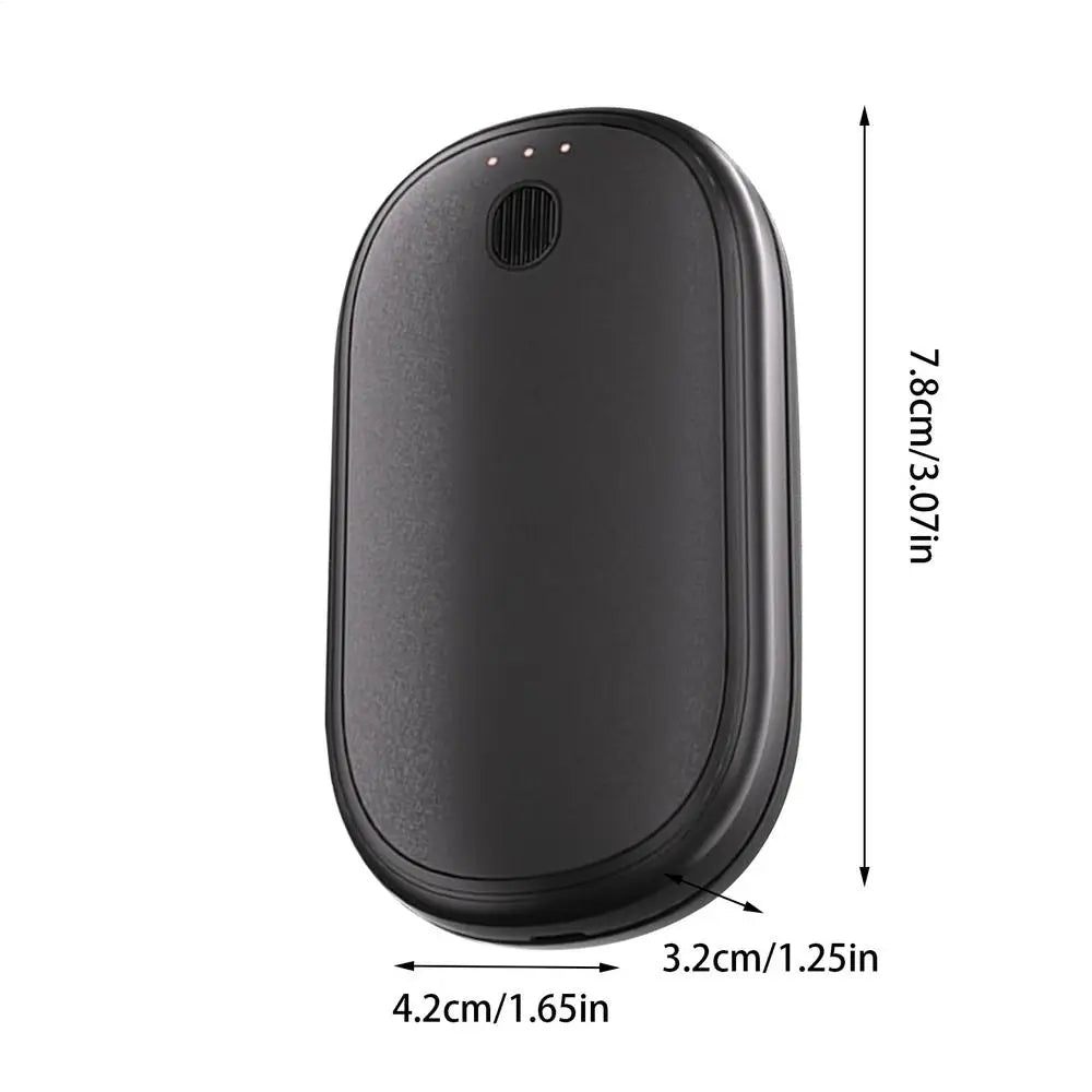 Electric Hand Warmer Portable Magnetic Hand Warmer USB Rechargeable Warming Device for Cold Climate Residents Fishing